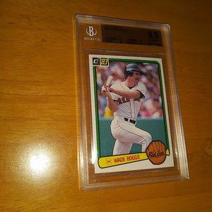 1983 Donruss Wade Boggs Rookie Card RC #586 BGS 9.5 Hall Of Fame HOF